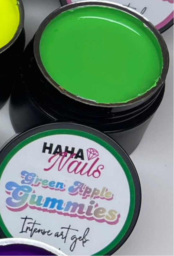 Green Apple Gummies art gel