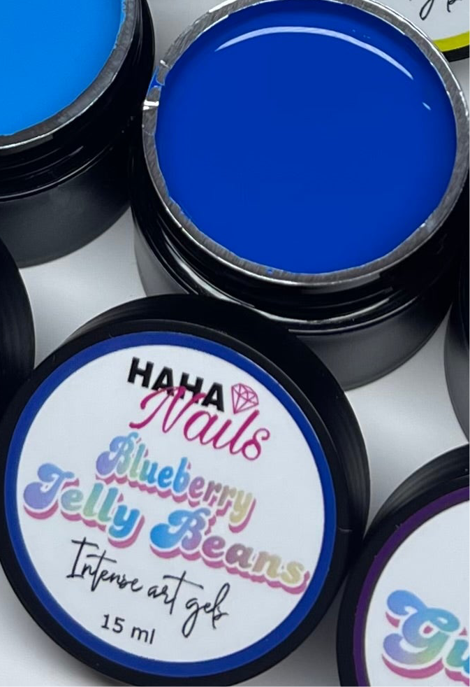 Blueberry Jelly Beans art gel