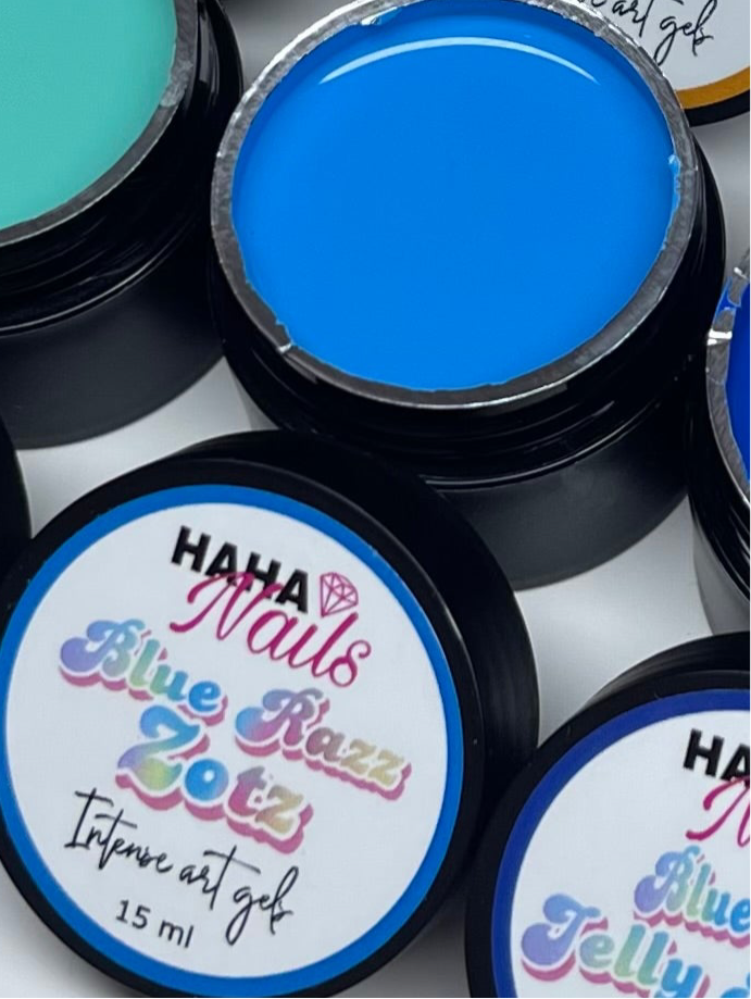 Blue Razz Zotz art gel