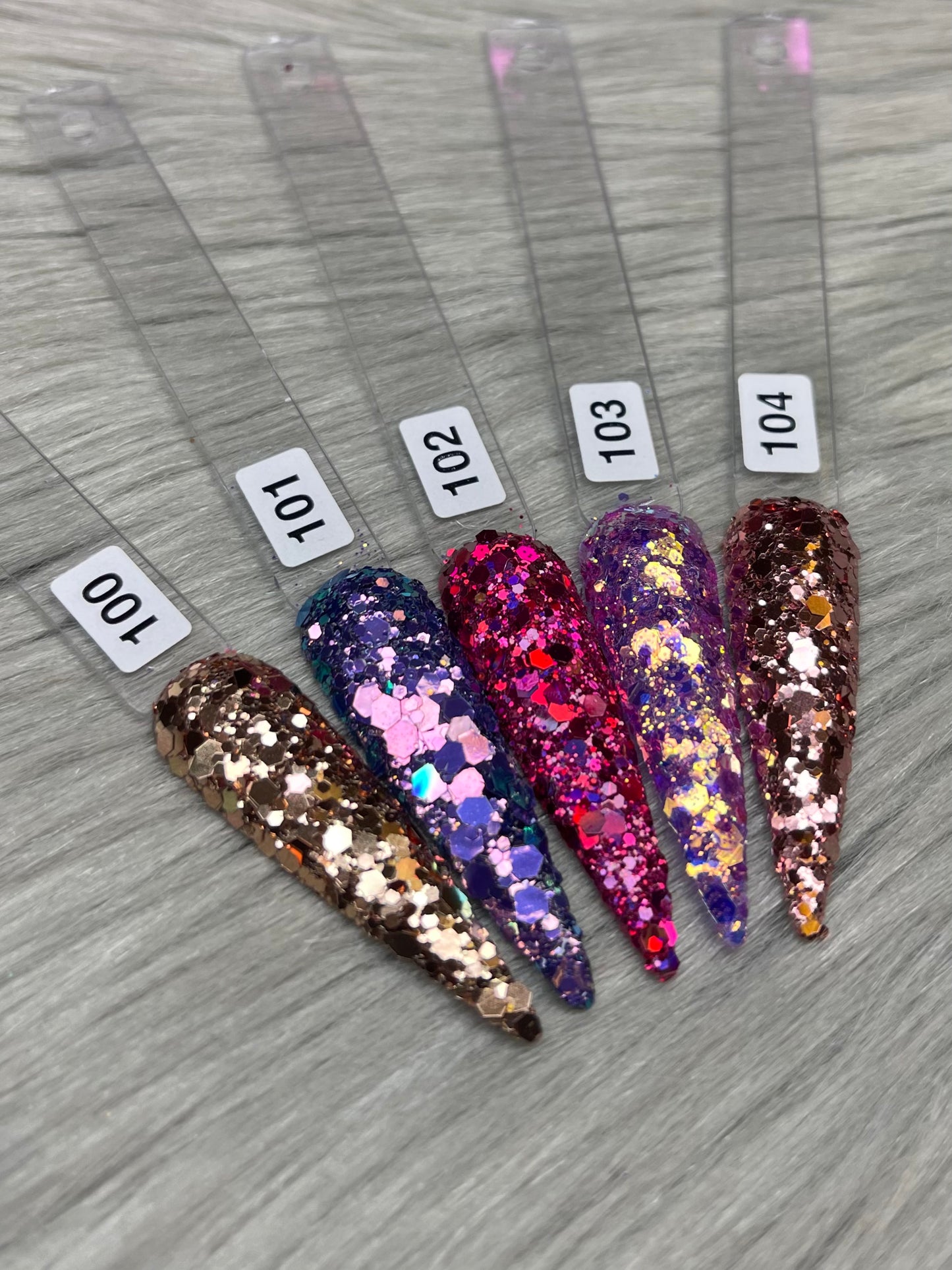 Raw glitter collection