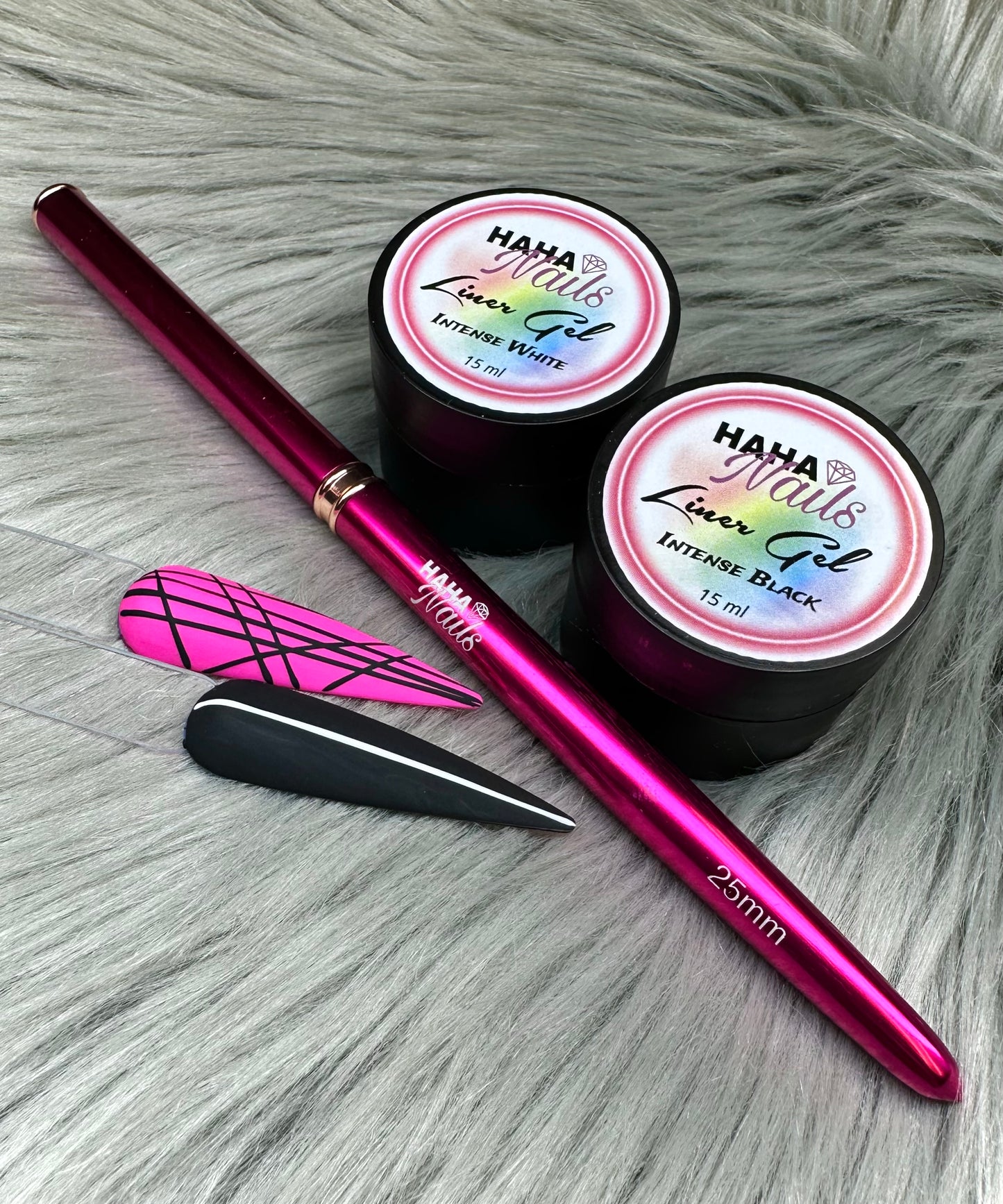 25mm Liner Brush/ Intense Gel Liner Trio