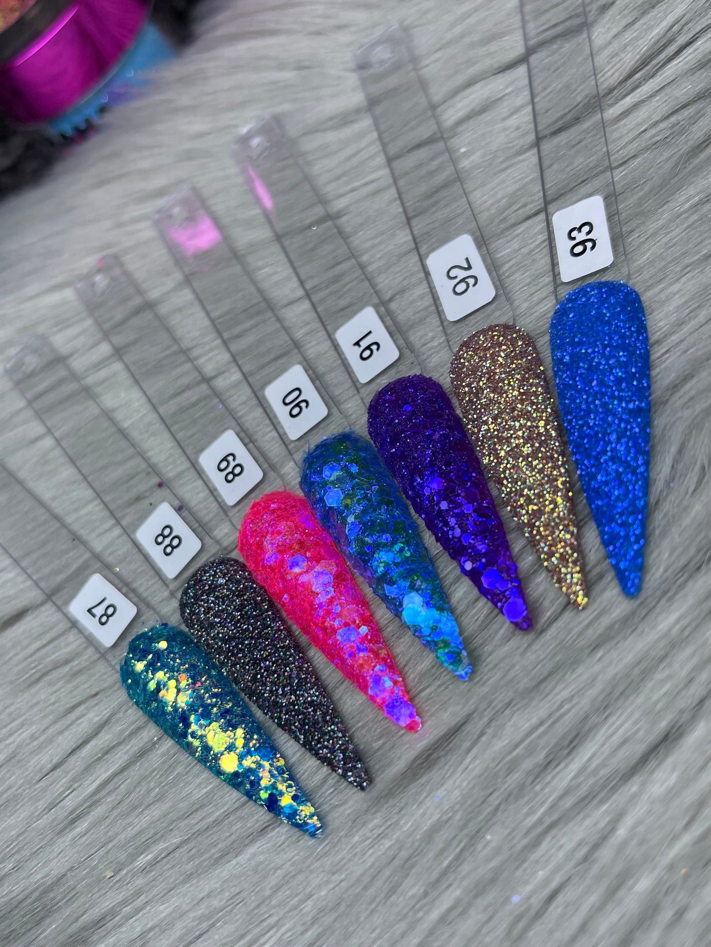 Raw glitter collection